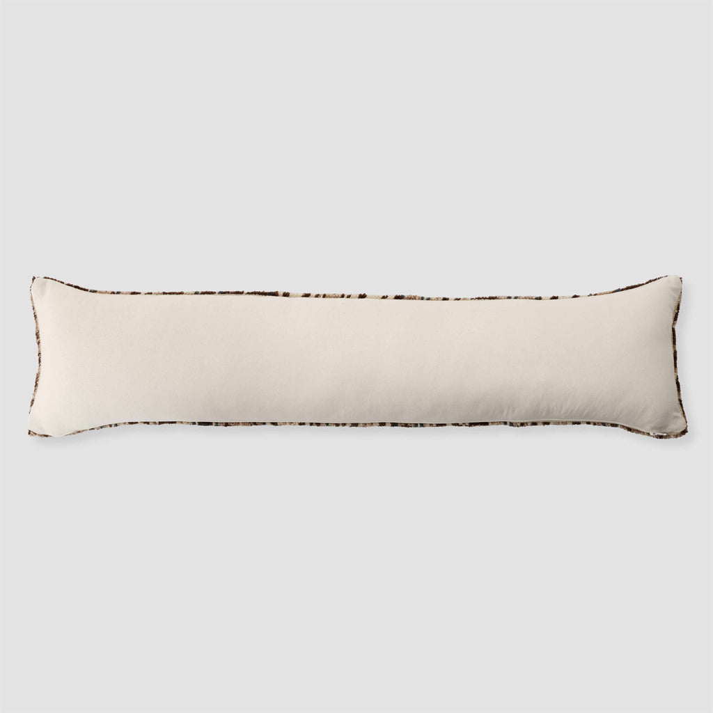 Decorative Lumbar Pillow with Vintage-Inspired Pattern | Extra-Long Design