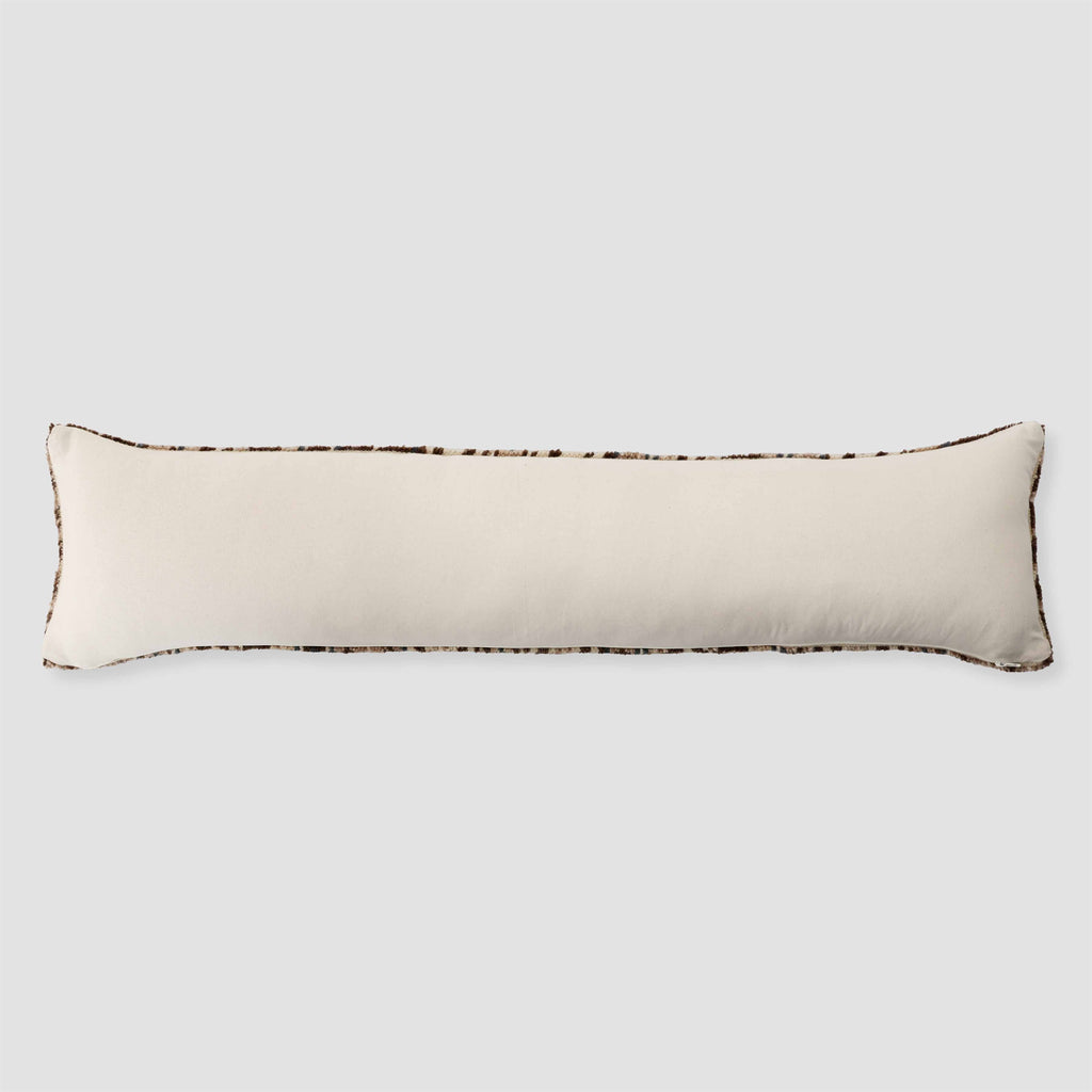 Decorative Lumbar Pillow with Vintage-Inspired Pattern | Extra-Long Design