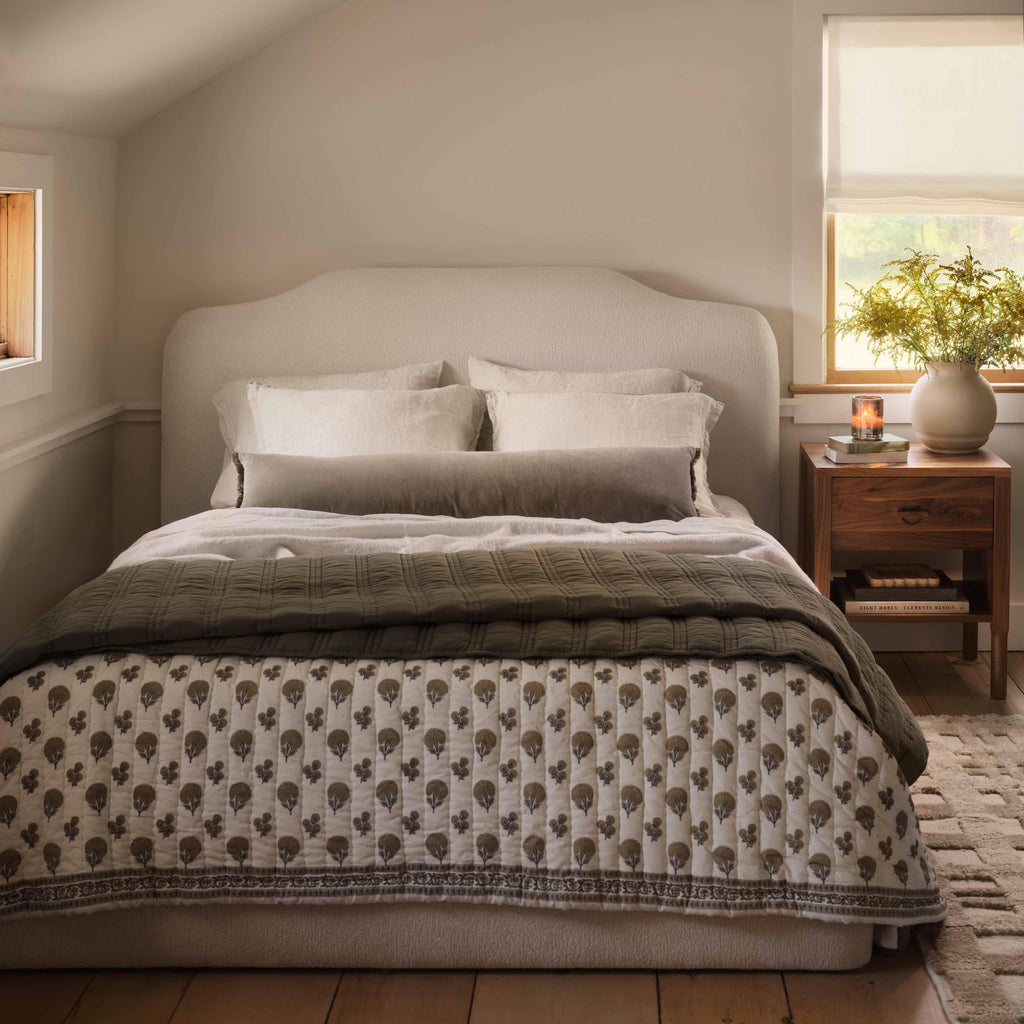 Solid Color Decorative Lumbar Pillow | Soft Textured Surface | Extra-Long Design