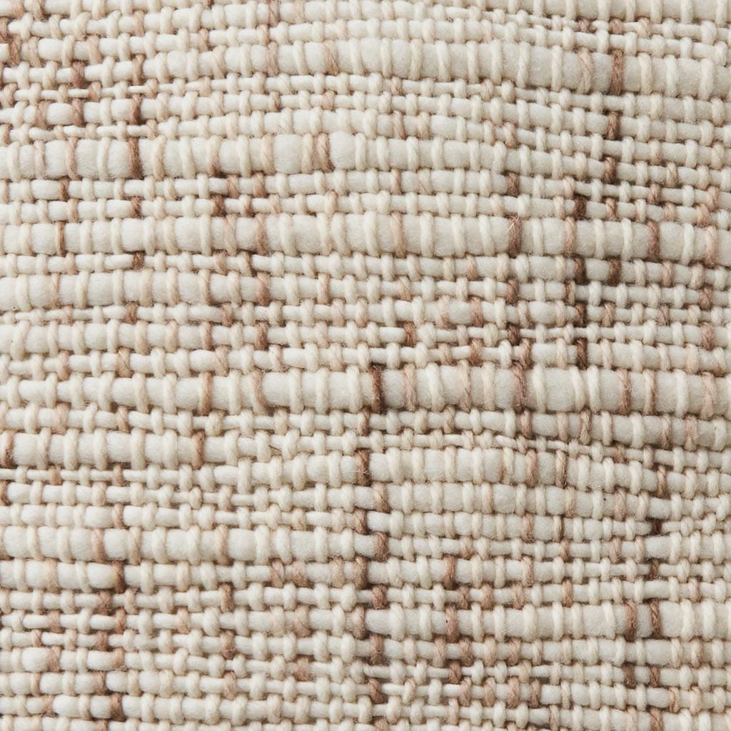 Decorative Lumbar Pillow with Fine Textured Weave | Extra-Long Design