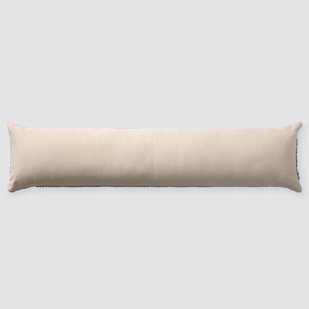 Decorative Lumbar Pillow with Sculpted Woven Texture | Extra-Long Design