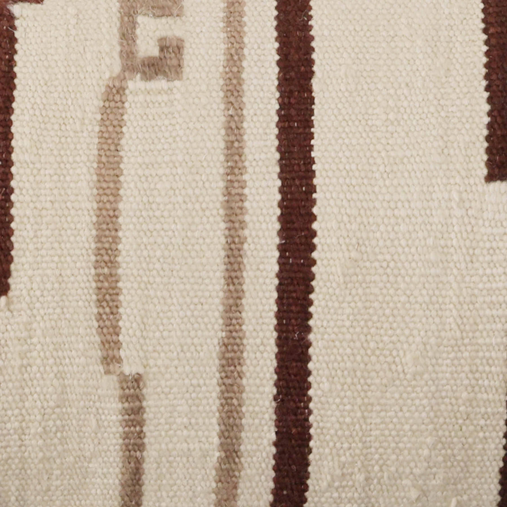 Decorative Lumbar Pillow with Linear Pattern | Extra-Long Design