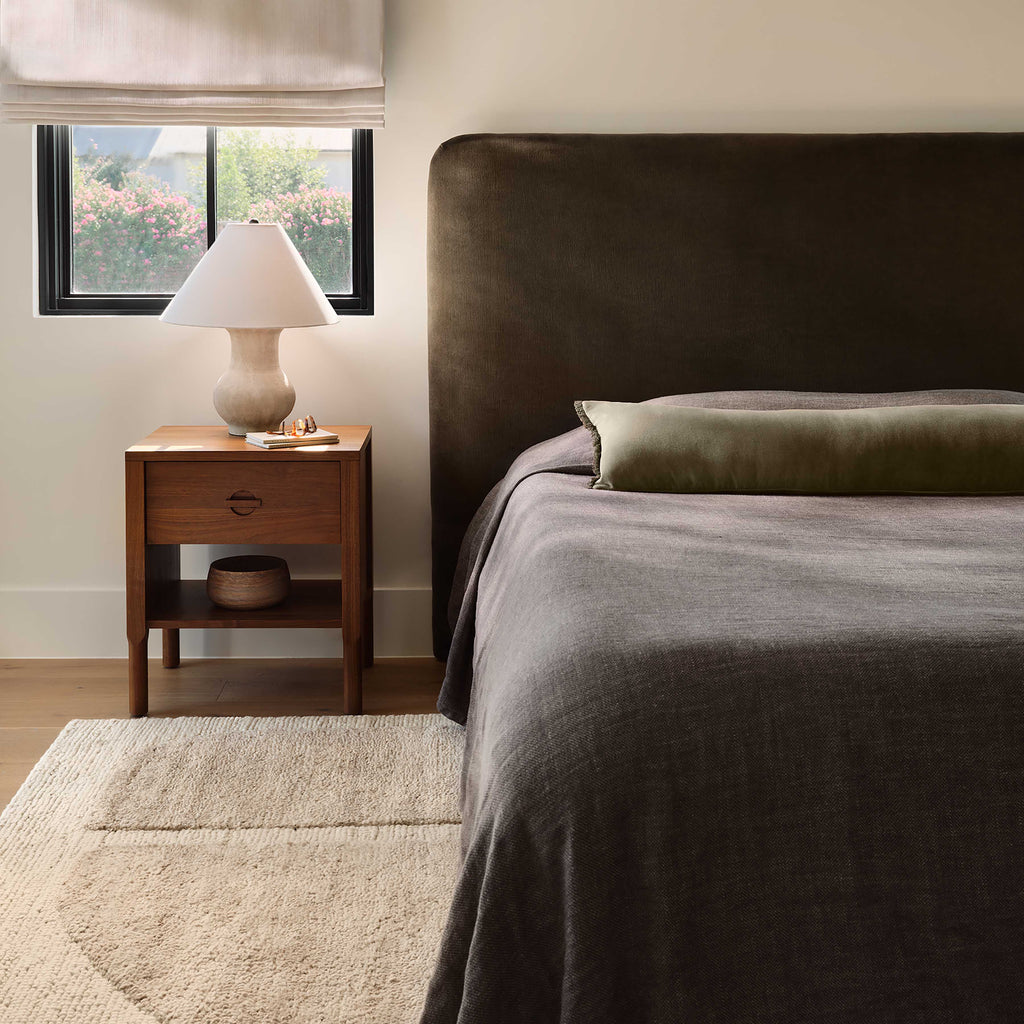 Solid Color Decorative Lumbar Pillow | Soft Textured Surface | Extra-Long Design