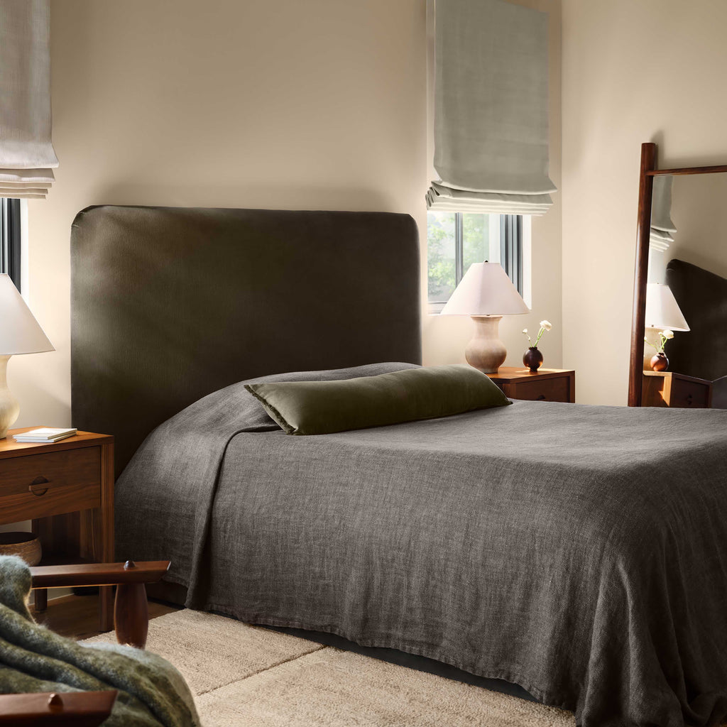 Solid Color Decorative Lumbar Pillow | Soft Textured Surface | Extra-Long Design